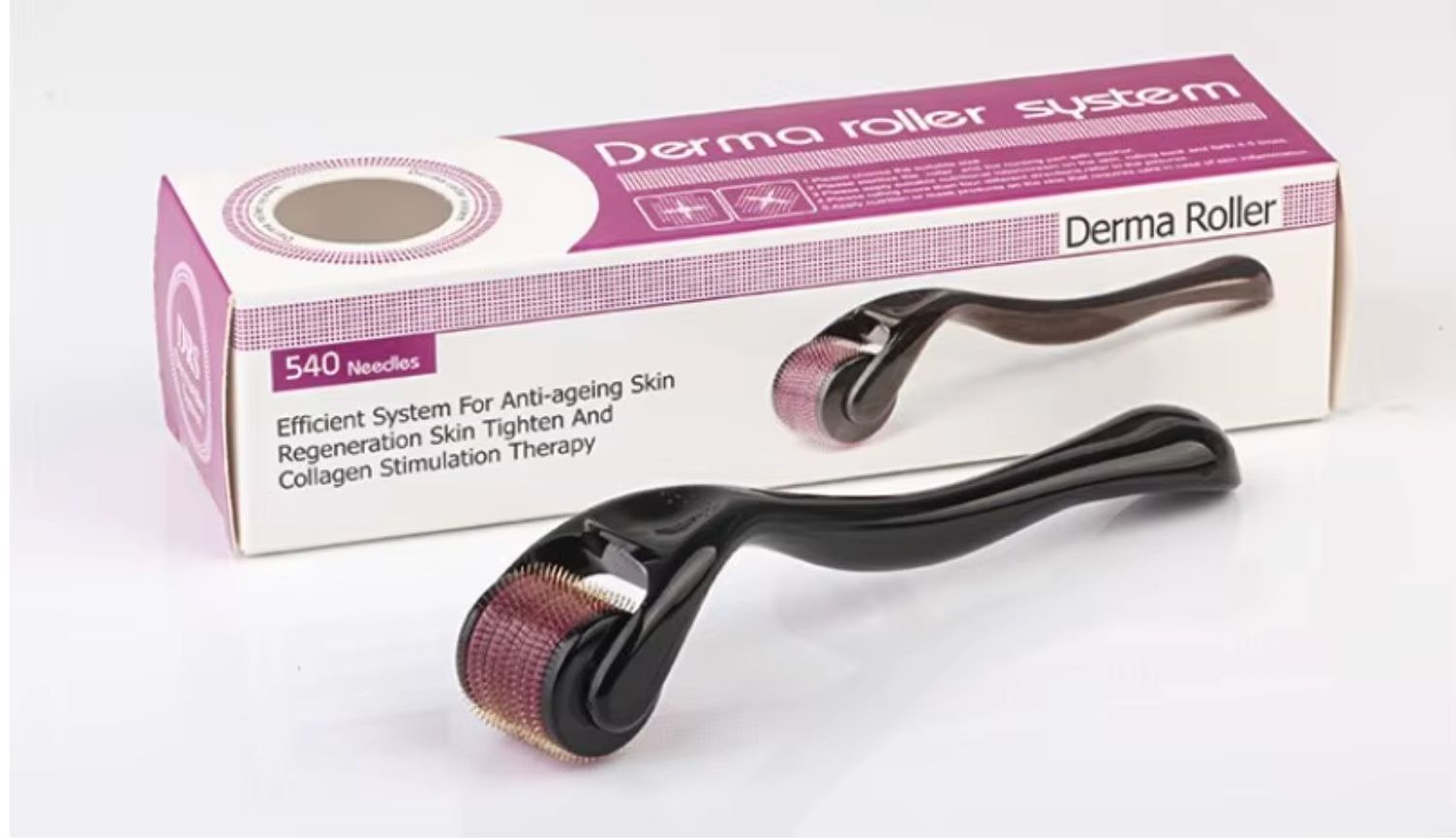 Derma Roller 0.5mm مع علبته الأصلية